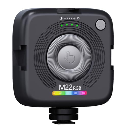 Jasaly Neue M22 RGB Magnetische Taschenleuchte Videokonferenz Handy Fülllicht Kamera Foto Live Fotografie Live Licht A