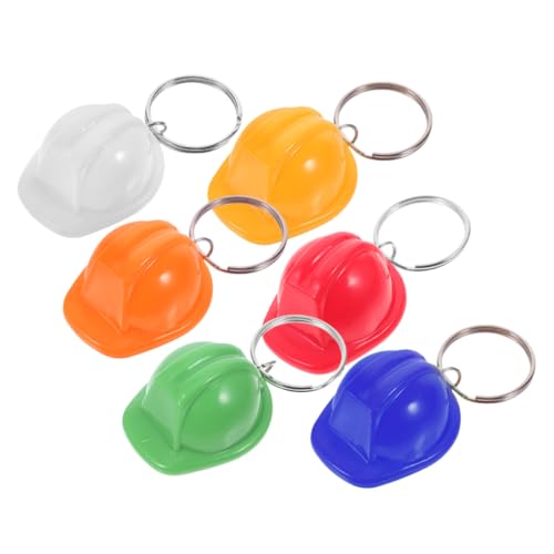 SOIMISS 6 Stück Teiliges Mini Schlüsselanhänger für Bau Party Schlüsselringe für Männer Ingenieure und Baustellen Dekorationen Praktische Zubehörteile für Schlüssel und Taschen