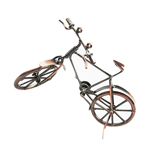 QUMIIRITY Dekoratives Eisenradmodell Retro Bike Craft Home Desktop Schmucklieferungen