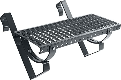 Parotec Dachtritt 100 cm für Schornsteinfeger Komplett Steigtritt für Dachziegel und Dachpfanne zum Einhängen Laufrost inkl. Montagematerial, 10 Farben (RAL 7016 - Anthrazit)