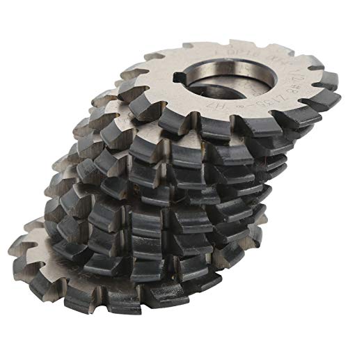 Evolventen-Zahnradschneider-Set, Zahnrad-Fräser-Set, Schnellarbeitsstahl, 8-teilig, Evolventen-Zahnradschneider-Set, Schnellarbeitsstahl-Schneidwerkzeuge, 14,5 °, 55 Mm, 22 Mm
