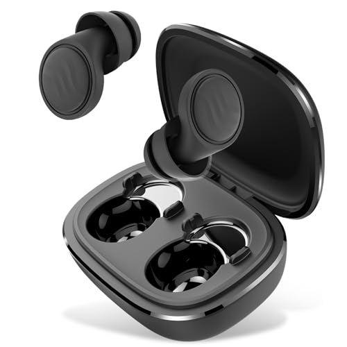 IDE11 Q2Pro-Zertifizierte Ohrstöpsel zum Schlafen, 35dB Wiederverwendbare Gehörschutz Geräuschreduzierende Ohrstöpsel für Schlaf, Reisen, Konzert, Konzentration - mit 7 Ultraweiche Spitzen in XS/S/M/L