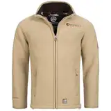 Geographical Norway Herren Fleece Jacke Ubolt Camel -M