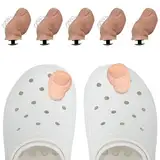 5 StückCroc Zubehör Croc Accessoires Croc Zubehör Croc Accessoires Croc Charm,Lustige Zehen Schuh Charms,Zehenschuh Charms,Croc Zubehör,Geeignet für Kinder Erwachsenen Party Geburtstagsgeschenke