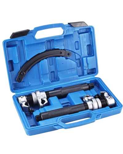 BOOMSTART Federspanner-Set Universal, 3 Stück, bis 1200kg, für Tuning & Tieferlegung - Sicherheit, Leistung, ideal für Stossdämpfer und Fahrwerksfedern