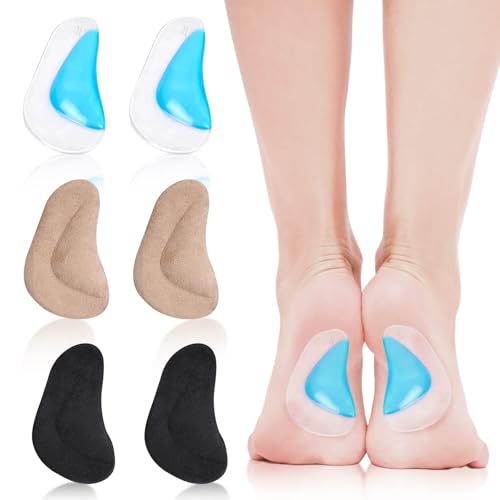 3 Paar Fußgewölbe Pads, Arch Support Einlegesohlen Fußdruck und Fuß Schmerzlinderung für Plattfuß, Plantarfasziitis, Hohes Fußgewölbe Orthopädische Einlagen Plattfuß