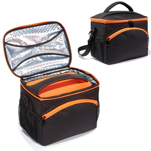 bestyks Outdoor-Generatortasche, Kompatibel mit Jackery Explorer 160/240/300/500/1000 und ALLPOWERS S300/R600, Reisetasche für Tragbares 600-W-Kraftwerk, Tragetasche Taschen Ladekabel Zubehör