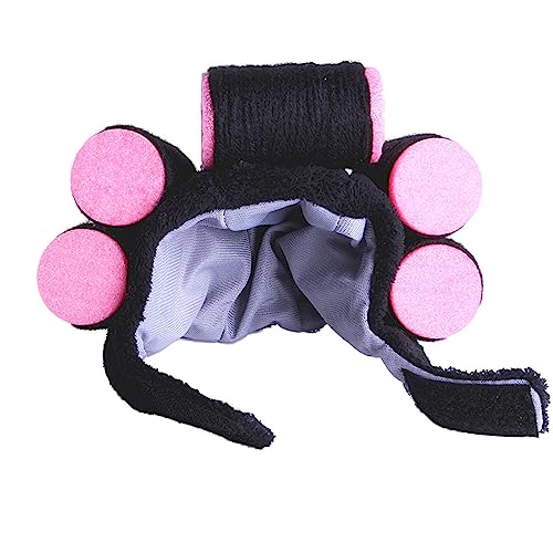 Zktfyshk Lustiger Hut Lockenwickler Vermieter-Kostüm Geburtstag Haustier Cosplay Supplies Haustier Wear Verstellbarer Aufkleber