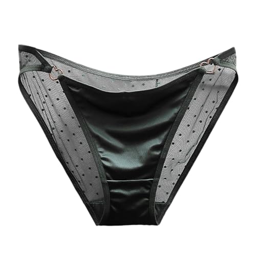 Unterwäsche Set Damen Sexy Günstig einfarbig, Baumwolle, im Schritt, Unterwäsche Unterwäsche Organizer Herren (Green, XL)