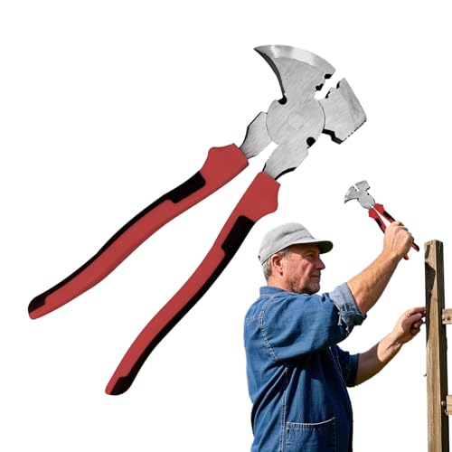 Zaun Zange Cutter – Cutter für Fechten Kabel Pinzette | Schwere, multifunktionale Handwerkzeuge, Nagelentfernung für Nagelknete