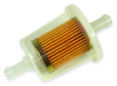 Benzinfilter Kraftstofffilter mit Schlauchanschluss | Schlauchanschlussnippel Ø 10 mm | Universal Filter