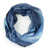 Glamexx24 Loop Schlauchschal für Damen, Farbverlauf Sommer Loop Rundschal Leichter Verlauf Regenbogen Sommerlicher Schal