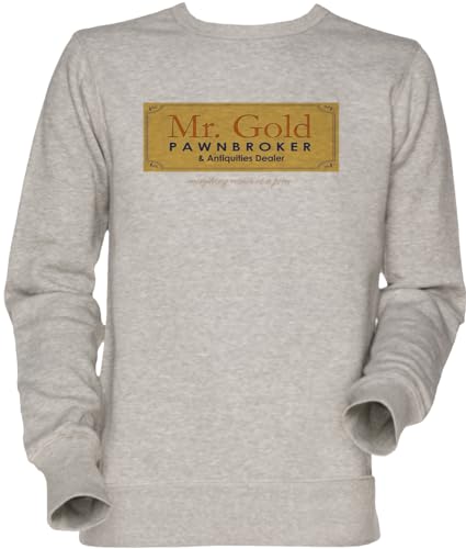 Vendax Mr Golds Pawn Shop Unisexo Hombre Mujer Sudadera Jersey Gris Men's Women's Jumper Sweatshirt Grey