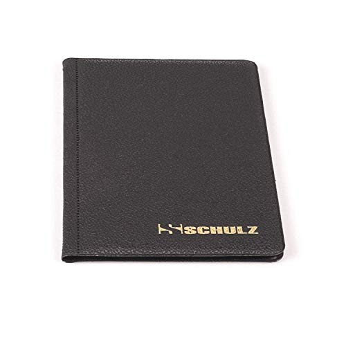 SCHULZ Münz-Taschenalbum für 96 Stück 2 Euro Münzen - NEU (Black)