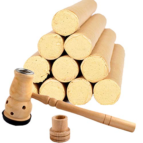 Reine Natürliche Moxa-Sticks + tragbare Moxa-Heilbox, chinesischer Wermut-Moxibustionsschmerz Muskelentlastung Moxa-Brötchen für milde Moxibustion