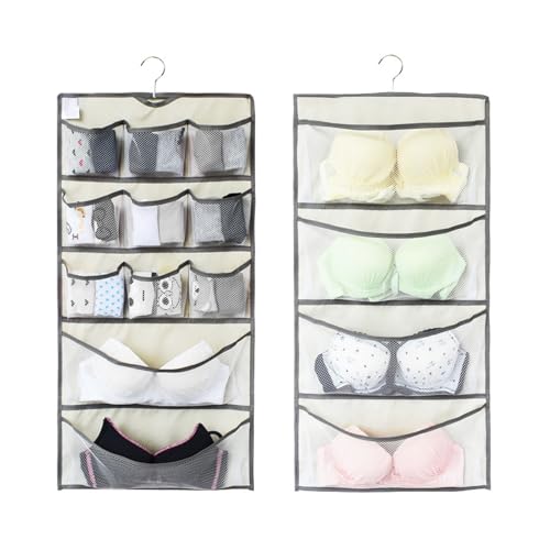 GKYQVE Hanging Closet Organisatoren Platz Sparen Lagerhalter Unterwäsche Lagerhalter Hängende Unterwäsche Organisatoren Für Zuhause