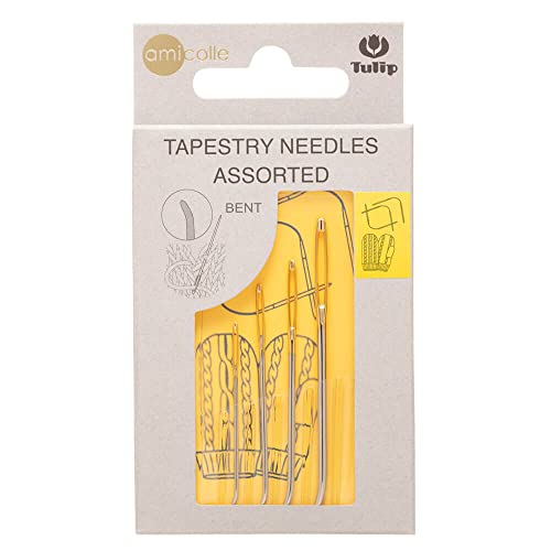 Tulip AC-065E Tapisserie Nadeln, Steel, Silber, Einheitsgröße, 4 Count