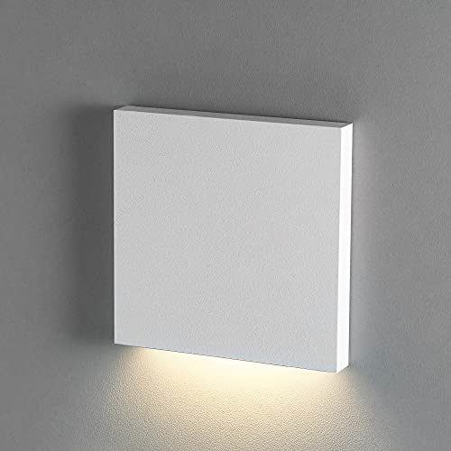 lambado® Premium LED Wandeinbauleuchte für Schalterdose - Treppenbeleuchtung 230V DOWN in weiss für Innen - 1.5W ColorSwitch für Ambiente & Sicherheit im Dunkeln