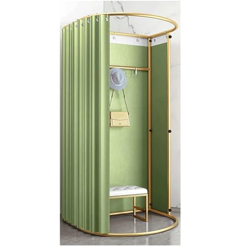 SZITW Ankleidezimmer, Mode-Umkleidekabine, großer Umkleideraum mit Metallrahmen, geeigneter Umkleideraum, Bekleidungsgeschäft, tragbarer Ankleideraum, spart Platz
