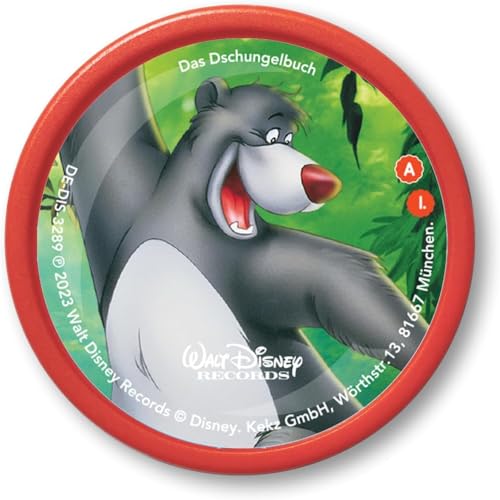 Kekz Audiochip für Kekzhörer, Disney - Das Dschungelbuch als Kekz, Hörspiel für Kinder ab 4 Jahren, Spielzeit ca. 55 min