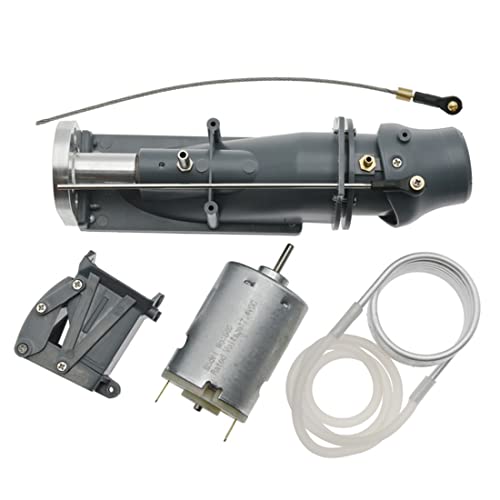 Tdkjfoutr Water Jet Thruster Power Sprayer Pump Water Jet Pump mit 540 Motor + Water Cooling Jacket Set für RC Jet Boat