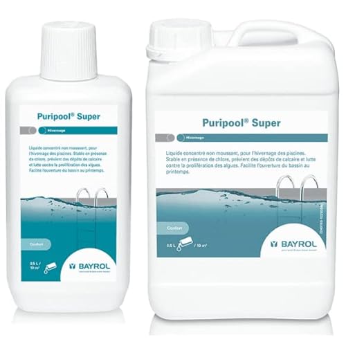Bayrol 3 Liter Puripool - Poolwasserpflege, Flüssigkeit, Desinfektionswasser