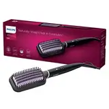 Philips StyleCare Essential Glättbürste BHH880/00 Extra großer Bürstenbereich, ThermoProtect-Technologie, Turmalin-Keramikbeschichtung