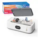 Ultraschallreinigungsgerät, 640ml Brillenreinigungsgerät Mit 3 Modi, 49000HZ Ultraschallreiniger, 40W Ultraschall-Schmuckreiniger für Brillen, Ringe, Münzen, Silber, Zahnersatz – Perfekt als Geschenk