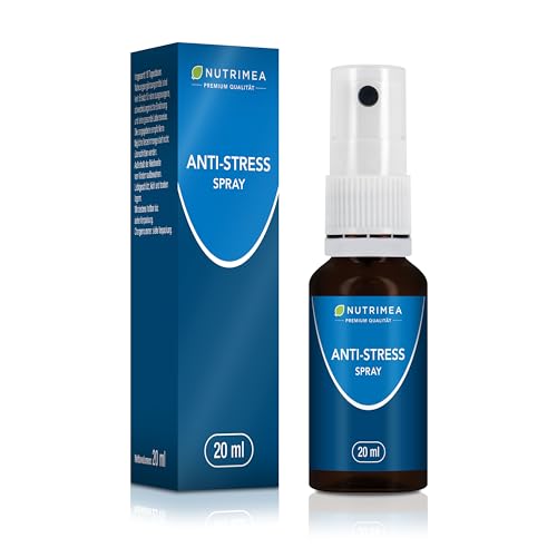 Anti-Stress Spray mit Sofort-Effekt - Gegen Innere Unruhe und Anspannung - Mit Mohnblume + Melisse für die Nerven, 20 ml