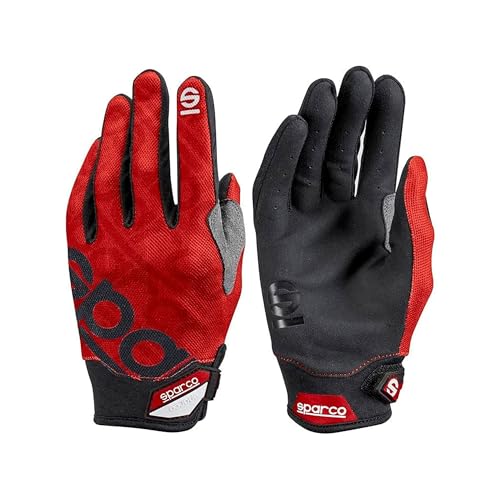 SPARCO MECA 3 HANDSCHUHE GRÖSSE 10 (M) ROT