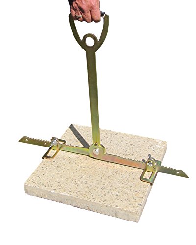 ViD® PREMIUM Plattenheber - Rückenfreundlich durch extra langen Griff - 30 bis 62cm - Tragkraft bis zu 70 kg - Made in Germany