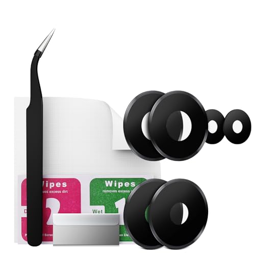 Eonpam 2 Pack Kamera Glas für Xiaomi Redmi Note 13 4G Original Rückseite Kamera Linse Glas Ersatz HD Kameraschutz Camera Glass+ Reparatur Set