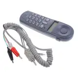 HIAKDOFT 1Satz Telefonnetzwerk Kabeltester Telefonzubehör Für Präzise Kabelprüfungen Spiralkabel Telefonzubehör Für Netzwerkverbindungen Telefoninstallationen