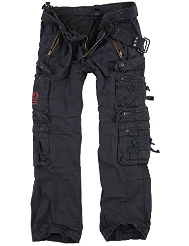 Surplus Raw Vintage Royal Traveler Trousers, royalblack, XL