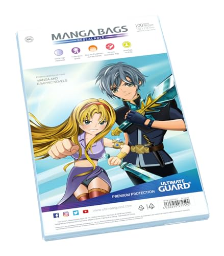 Ultimate Guard UGD020011 - Comic Bags Manga Size (100)