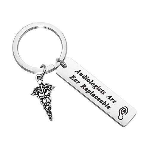 Lywjyb Birdgot Audiologisten-Geschenk, Audiologie-Geschenk, für Studenten, Abschlussfeier, Audiologen, Ohren, austauschbarer Schlüsselanhänger, Geschenk für Audiologen, Otolaryngologen