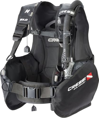 Cressi Solid Dive Center Edition Tauchjackets Gute Tarierung, Schwarz, S