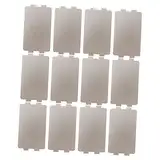 KICHOUSE 12stücke Mikrowellen Mica-platten Ersatz Hitzebeständige Isolierplatten Für Mikrowellen Wellenleiterabdeckung Für Mikrowellenreparatur Und Schutz
