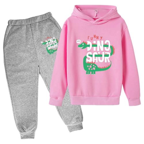 Generisch Kinder Anzug Set Jungen Hose mit Sweatshirt Kinder Kleidung Set Elastische Taille und Sportshirt Freizeit Outfit 2 Teilig Mode Klamotten Anzug Bekleidungssets für 2-11 Jahre Alt