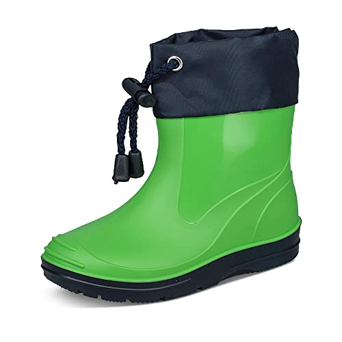 Beck Unisex Kinder Gummistiefel, Grün, 21 EU