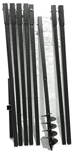 120 mm 8 meter Erdbohrer Brunnenbohrer Handerdbohrer Erdlochbohrer Brunnenbau Pfahlbohrer brunnenbohrgerät