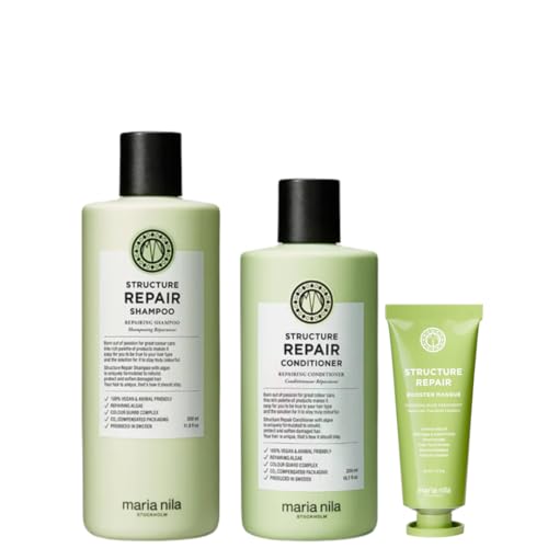 Structure Repair Trio - Shampoo 350 ml + Conditioner 300 ml + Booster Masque 50 ml