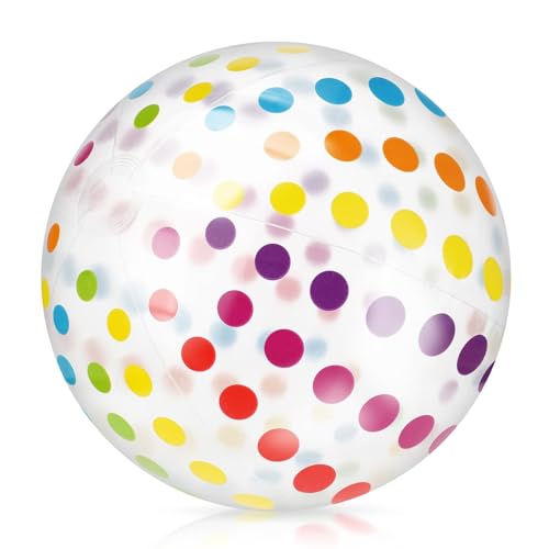 Aufblasbare Wasserbälle,Aufblasbar Sommer Schwimmball,Wasserball,Regenbogen Strandball,40cm Beachball,Schwimmbad Party Ball,für Sommeraktivitäten Freien Wasserspiele Schwimmbad-Strandparty Geschenke