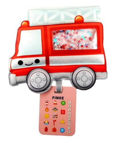 Bauer Spielwaren Bizyboo Feuerwehr: Beschäftigungstäschchen mit versteckten Objekten, für Kinder ab 3 Jahren (21002)