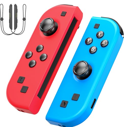 Yantree Switch Controller, Wireless Controller, kompatibel mit Switch/OLED/Lite, mit 6-Achsen, Aufwachen, Vibration, Controller mit ein Paar Switch-Handschlaufe