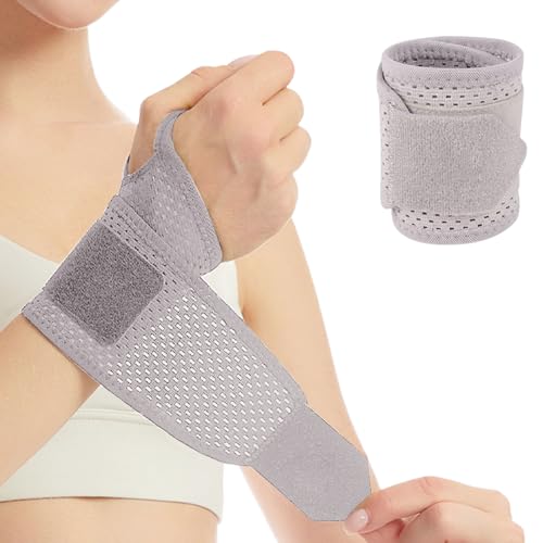 Handgelenk Bandagen Fitness, Atmungsaktiv Bandage Handgelenk für Handgelenksverstauchungen für Sehnenscheidenentzündung oder Sport Für Linke oder Rechte Hand