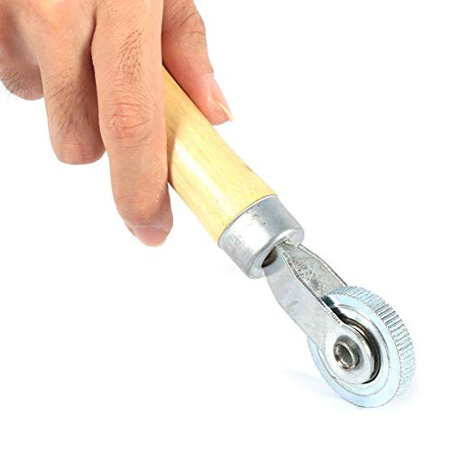 Reifenflickenwalzen, Holzgriff Reparatur Rohr Stich Puncture Patch Reifen Roller Bearing Tool Kit Auto Lager Reifen Schlauch Patch Roller Stitcher Puncture Repair Tool