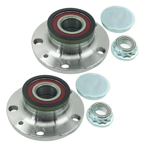 Hajus 4071110001 2x Radnabe Radlager Satz 6Q0598611 Hinten Links Rechts kompatibel mit A1 A2 VW Polo 6R 9N Skoda Fabia Seat Ibiza
