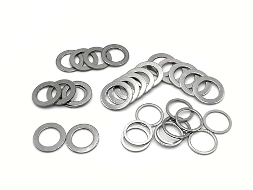 10x Passscheiben 10x14x1 mm DIN988 Edelstahl 304 Zehntelscheibe Distanzscheibe Ausgleichsscheiben rcbay Passscheibe Abstandsscheiben Unterlegscheiben