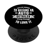 Autodetailing, Autospezialist, Qualifizierter Automobildetailer PopSockets mit austauschbarem PopGrip
